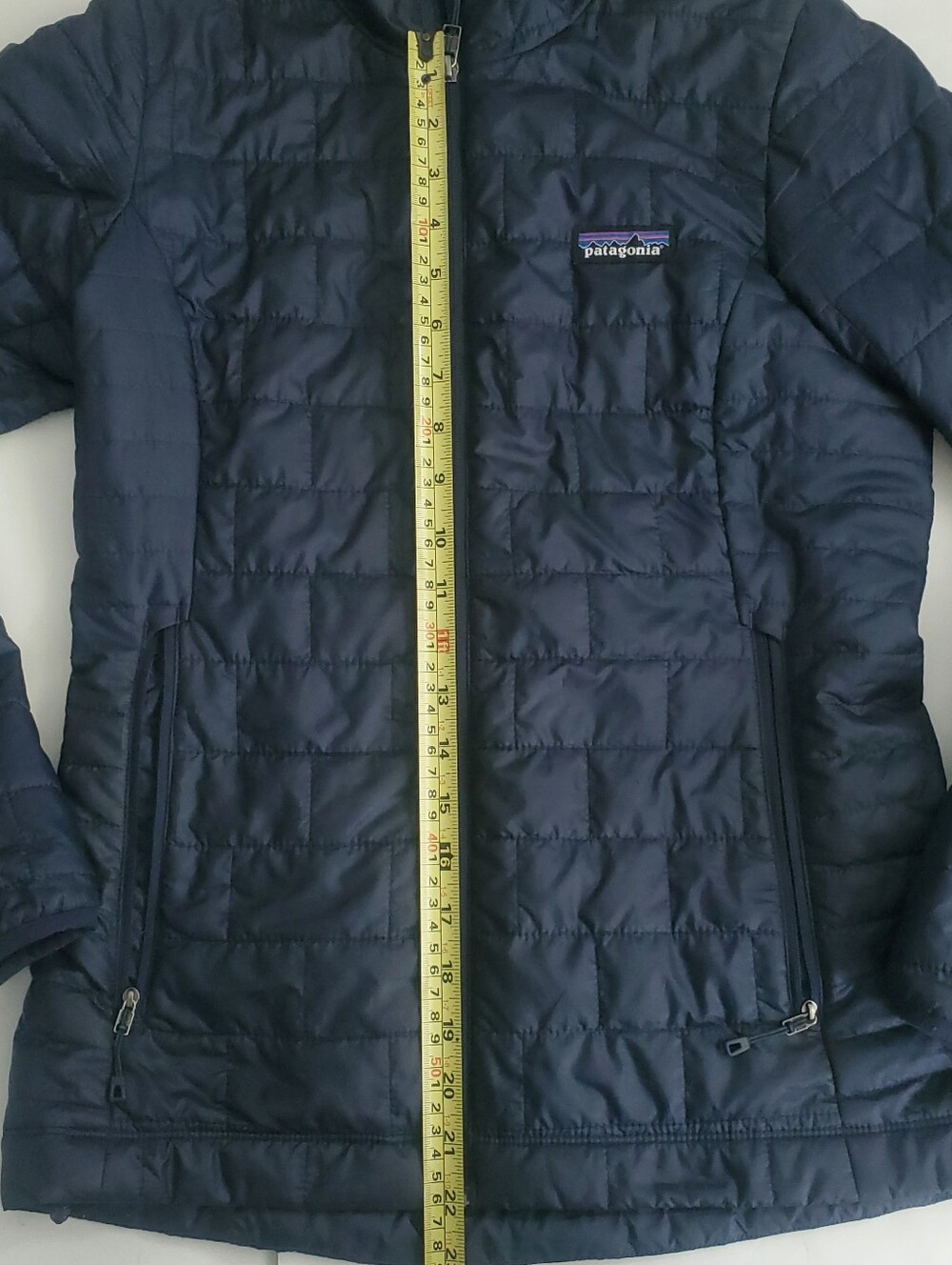 Patagonia Nano Puff Ultralight Puffer Jacket Quilted Navy Blue Women’s Size XS - Picture 11 of 12